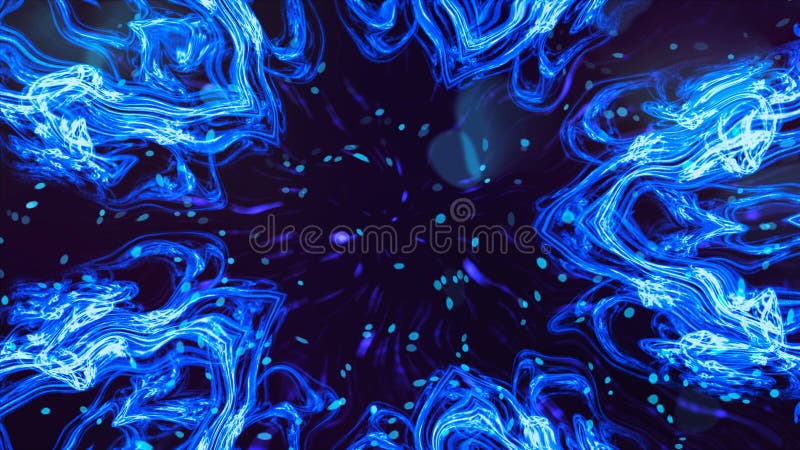 现代空间distorsion装饰品,旅行在空间,3d翻译未来派背景 免版税库存图片